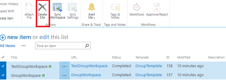 Deleting an Office 365 Group