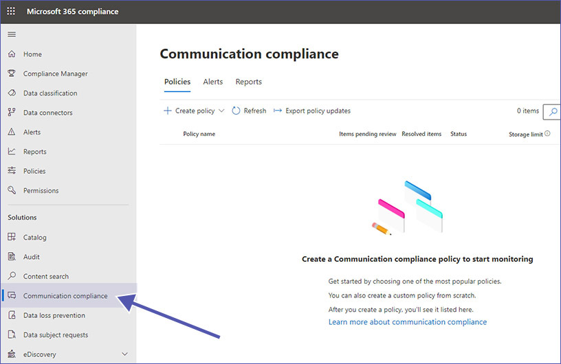Microsoft Communication compliance