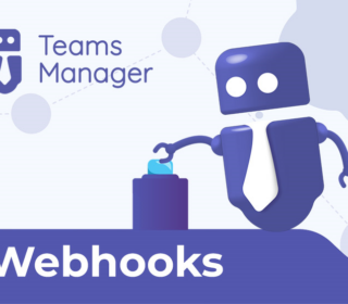 Erstellen eines Webhooks im Teams Manager für Microsoft Teams