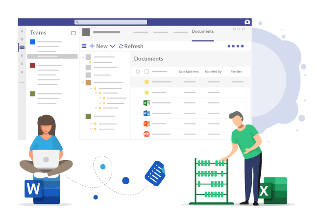Document libraries and folder structures in Microsoft Teams Document libraries and folder structures in Microsoft Teams
