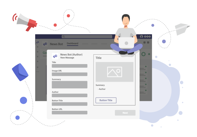 Send messages to employees in Microsoft Teams