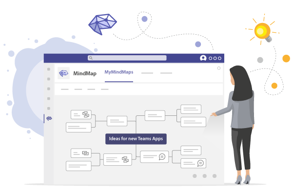 Create Mindmaps in Microsoft Teams with MindMap - the Powerful and Fully Integrated Mindmap Tool