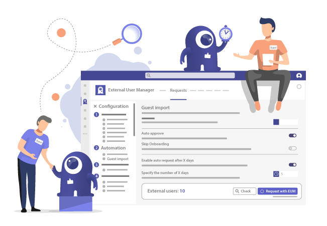 Manage already existing guests in Microsoft Teams