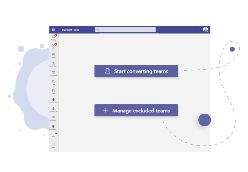 Manage unmanaged Teams in Microsoft Teams
